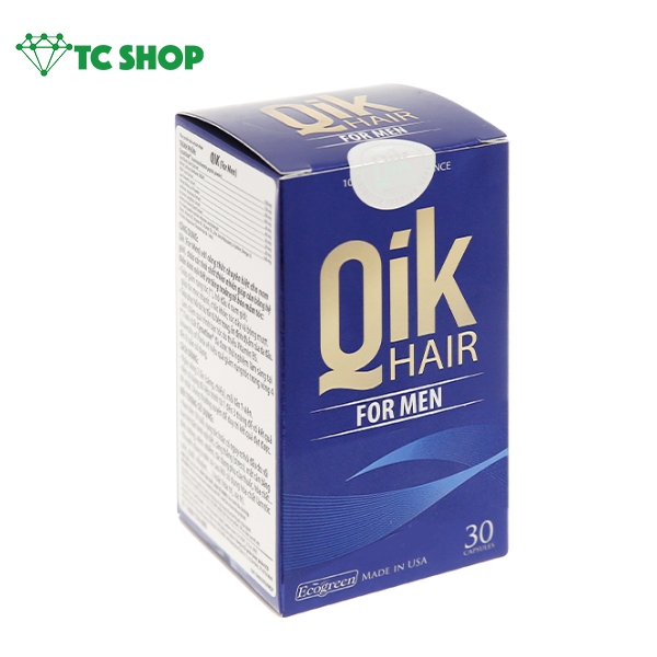 Hộp Qik Hair For Men 30 viên