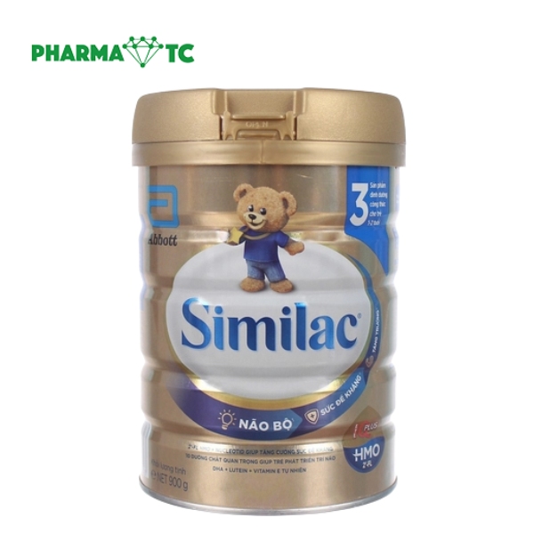 Mặt chính diện hộp sữa Similac 900g cho trẻ