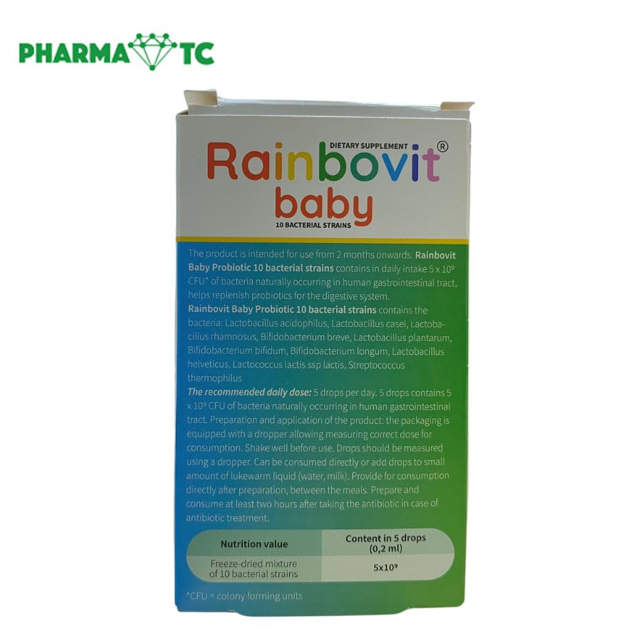 Thông tin Rainbovit baby