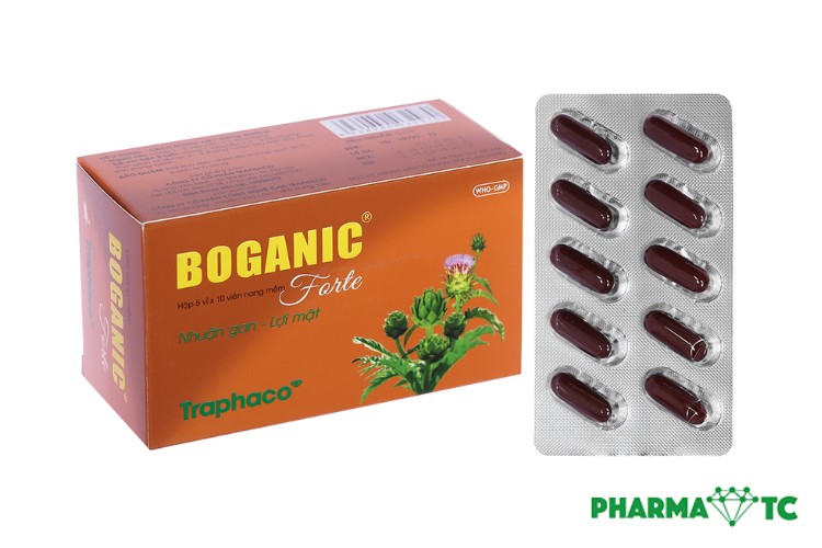 Viên giải độc gan Boganic Forte là sản phẩm được sản xuất bởi công ty dược phẩm Traphaco - doanh nghiệp nổi tiếng trên thị trường dược phẩm