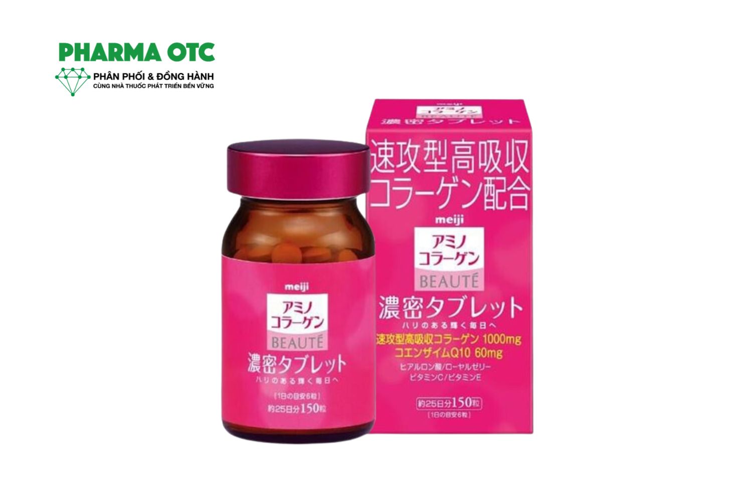 Viên uống Meiji Amino Collagen Beaute